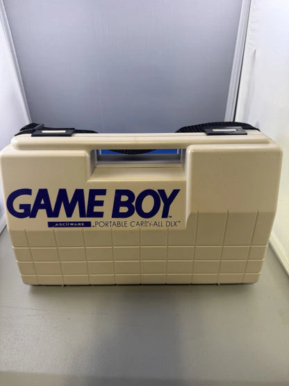 Game Boy ASCII Portable Carry All DLX Plastic Carrying Case W/ Nuby Accessories