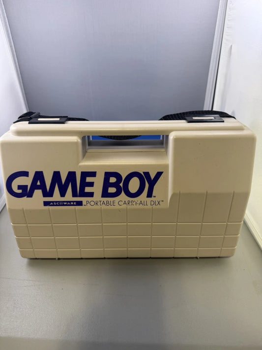 Game Boy ASCII Portable Carry All DLX Plastic Carrying Case W/ Nuby Accessories