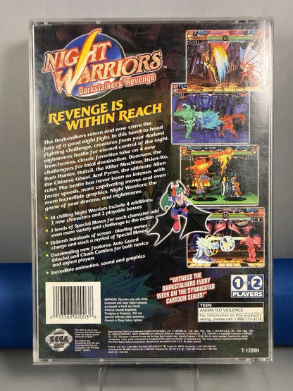 Night Warriors: Darkstalkers Revenge (CIB, Reg Card)