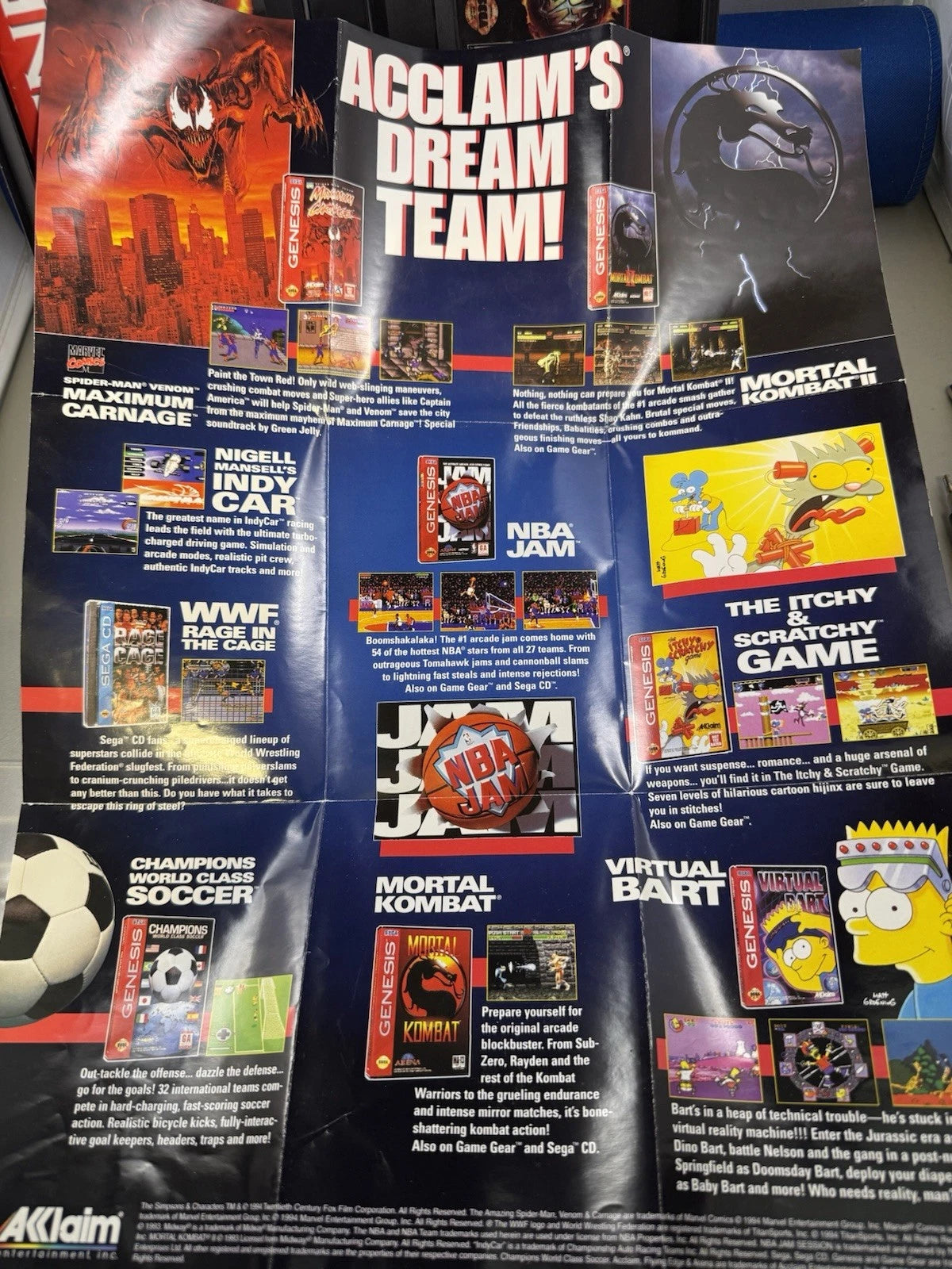 NBA JAM T.E. Tournament Edition (CIB) W/ Poster