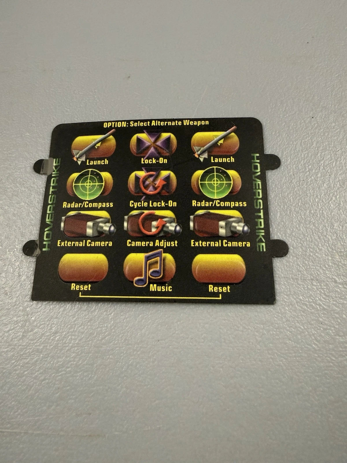 Hover Strike W/ Controller Overlay - Atari Jaguar