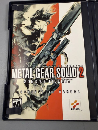 Metal Gear Solid 2 Sons of Liberty (CIB) W/ Reg Card