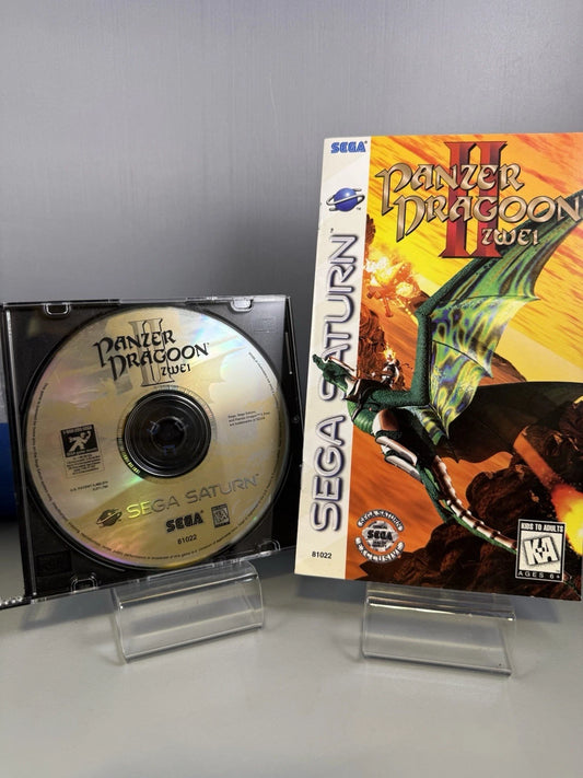 Panzer Dragoon II Zwei W/ Manual + Reg Card