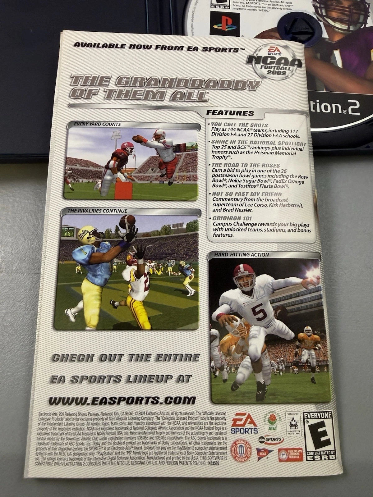 Madden NFL 2002 CIB Complete with Manual