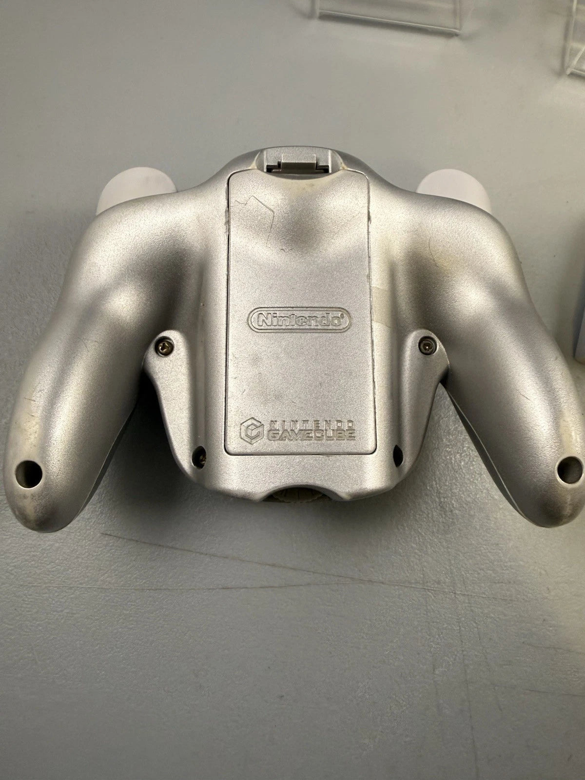 Platinum Nintendo GameCube Wavebird Controller W/ Receiver - DOL-004