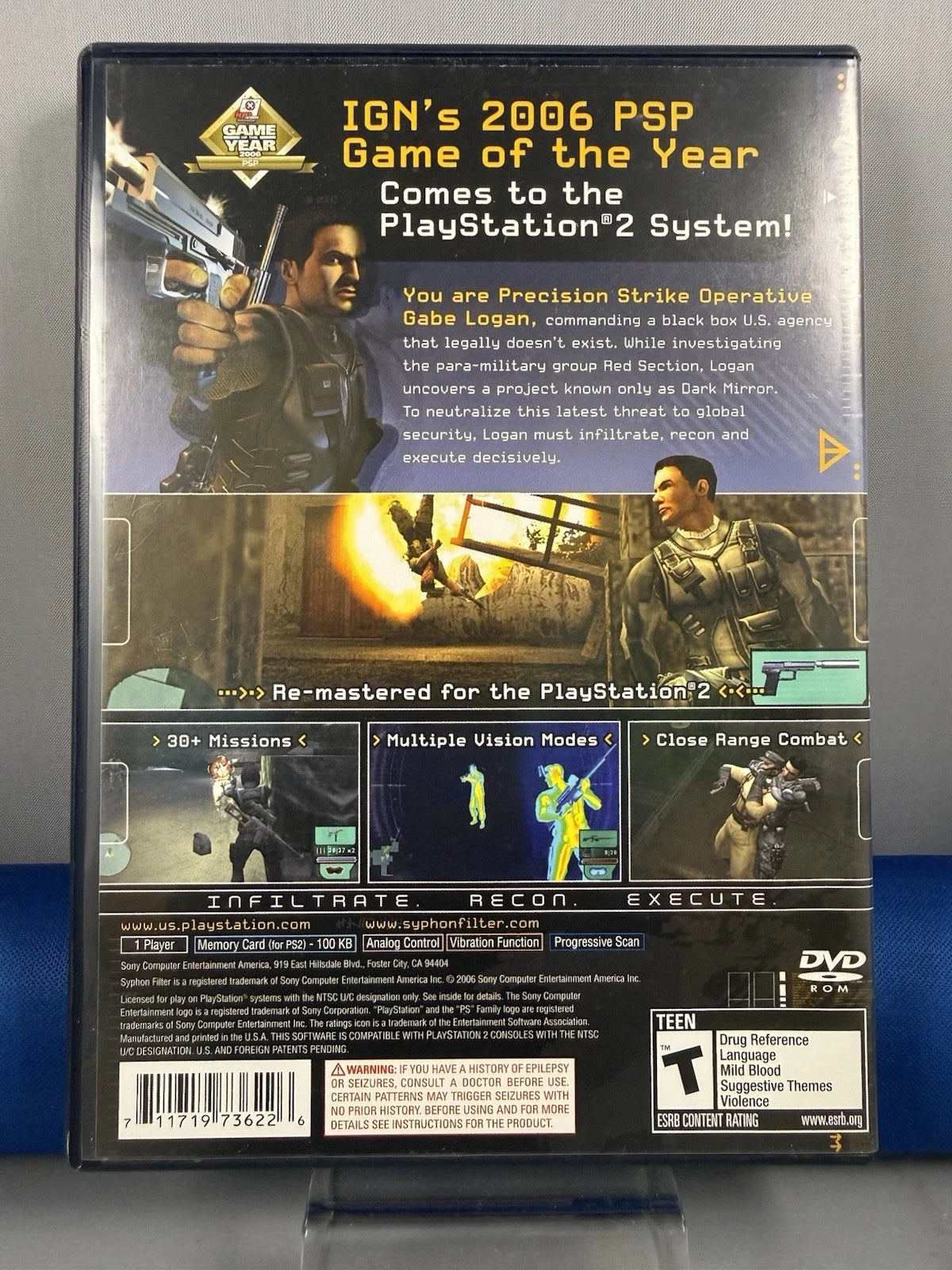 Syphon Filter: Dark Mirror (CIB) W/ Reg Card