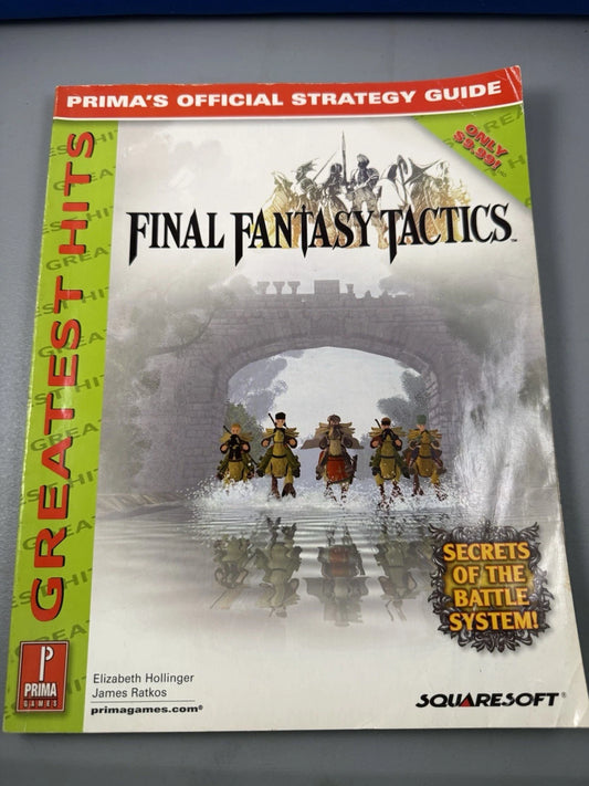 Final Fantasy Tactics: The Official Strategy Guide Prima