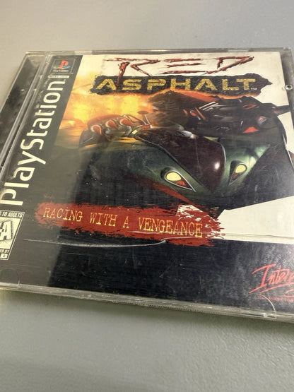 Red Asphalt Case Manual And Reg Card Only