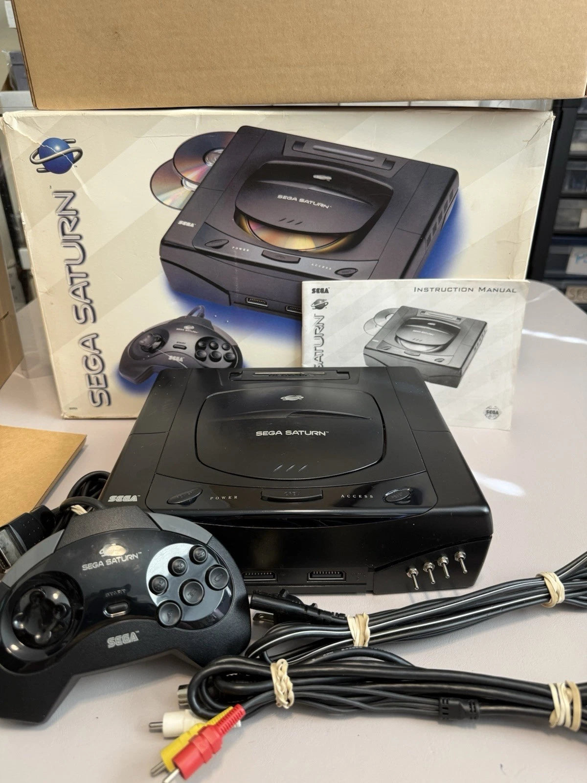 Sega Saturn Model 1 region free MOD (CIB)