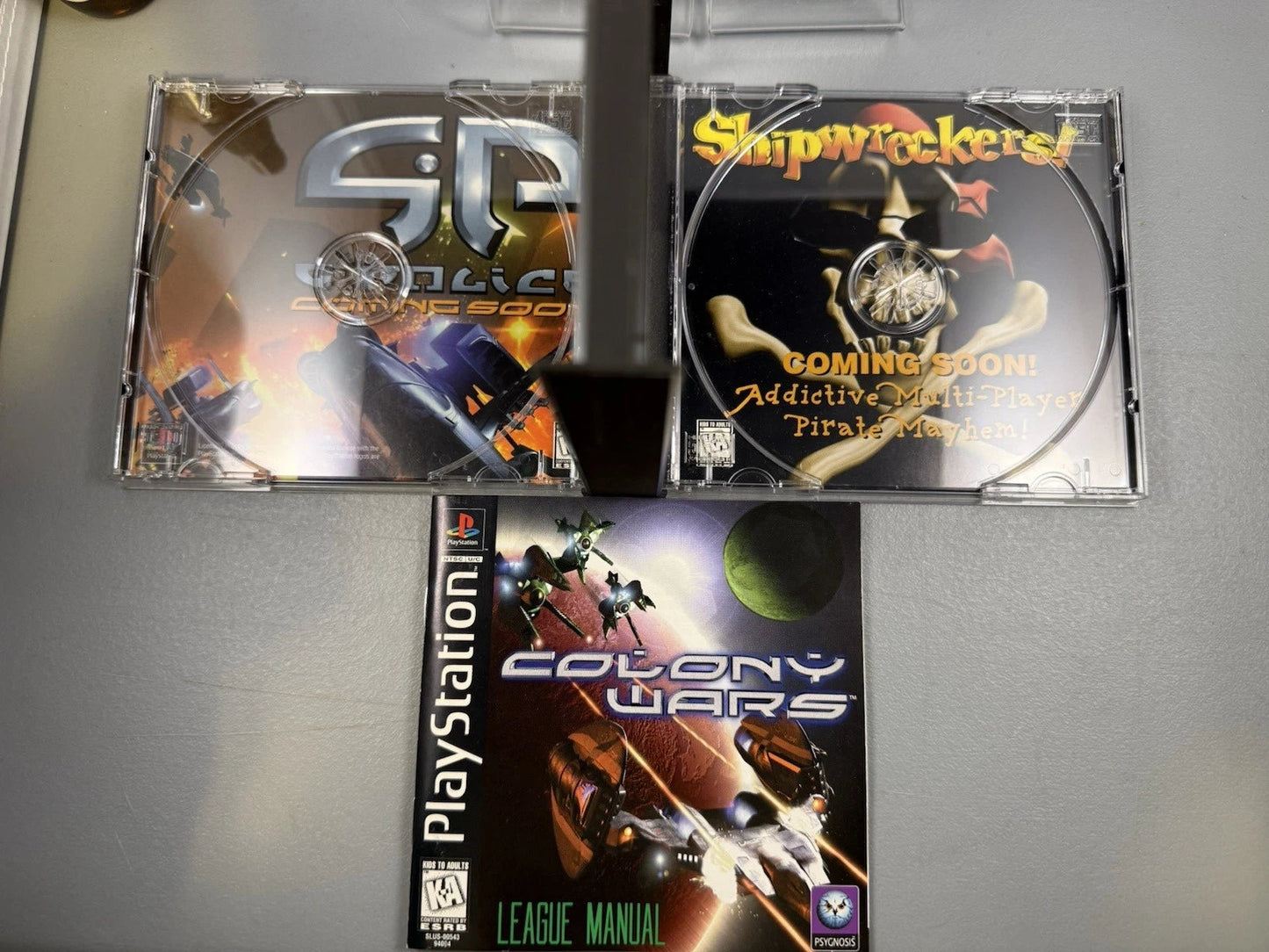 Colony Wars Case And Manual Only