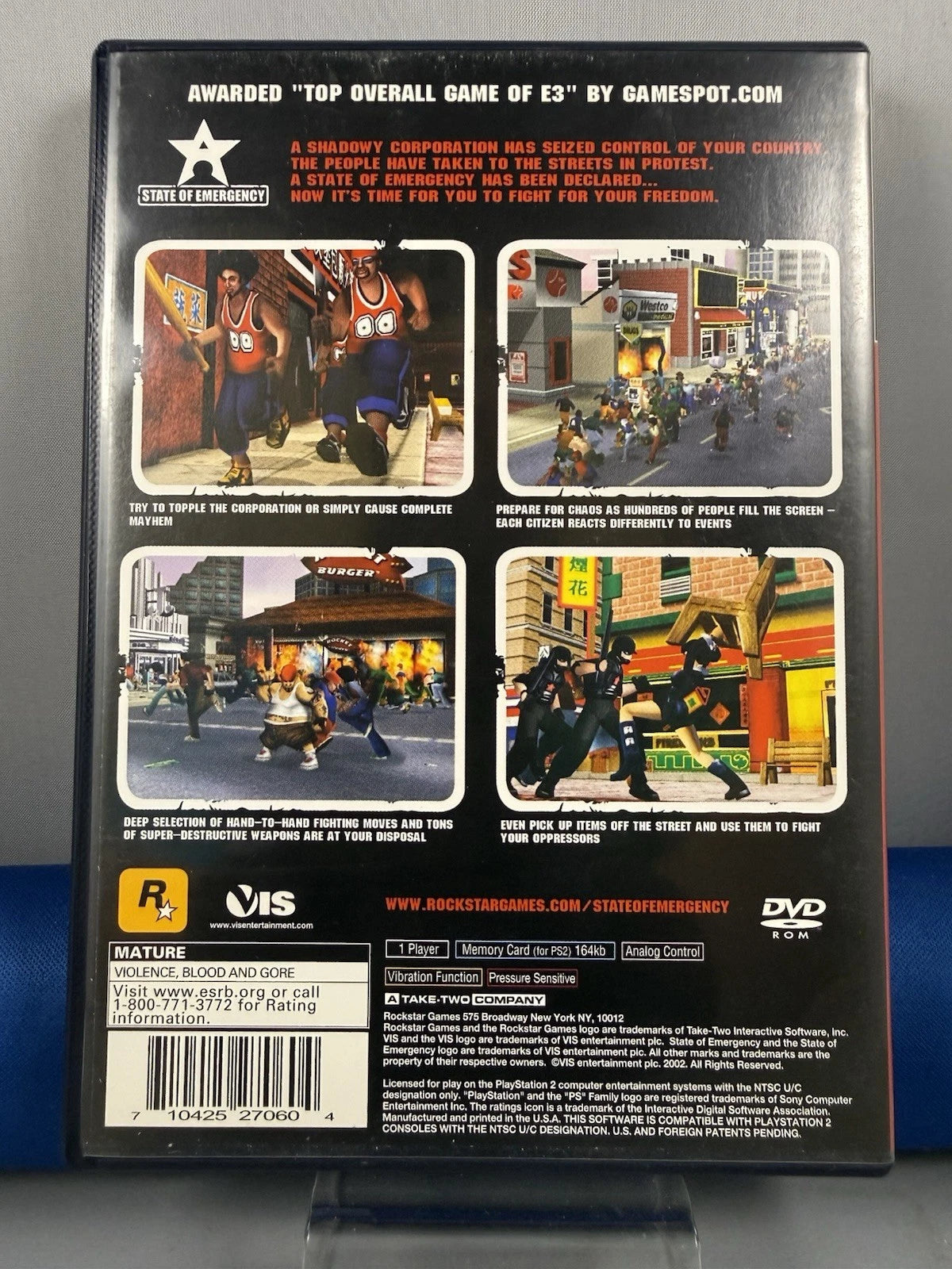 State of Emergency (CIB) W/ Reg Card