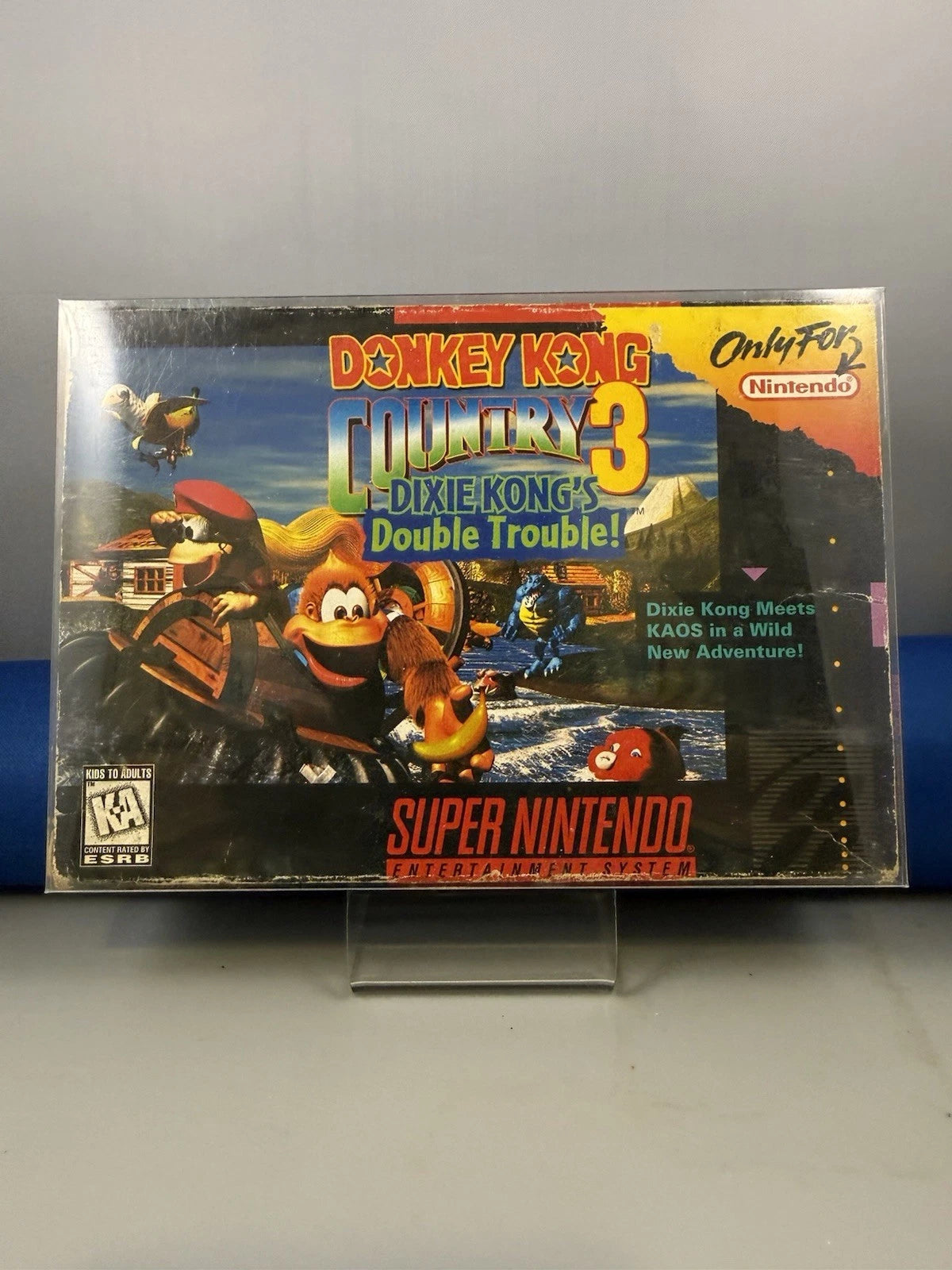 Donkey Kong Country 3 Dixie Kong's Double Trouble W/Box