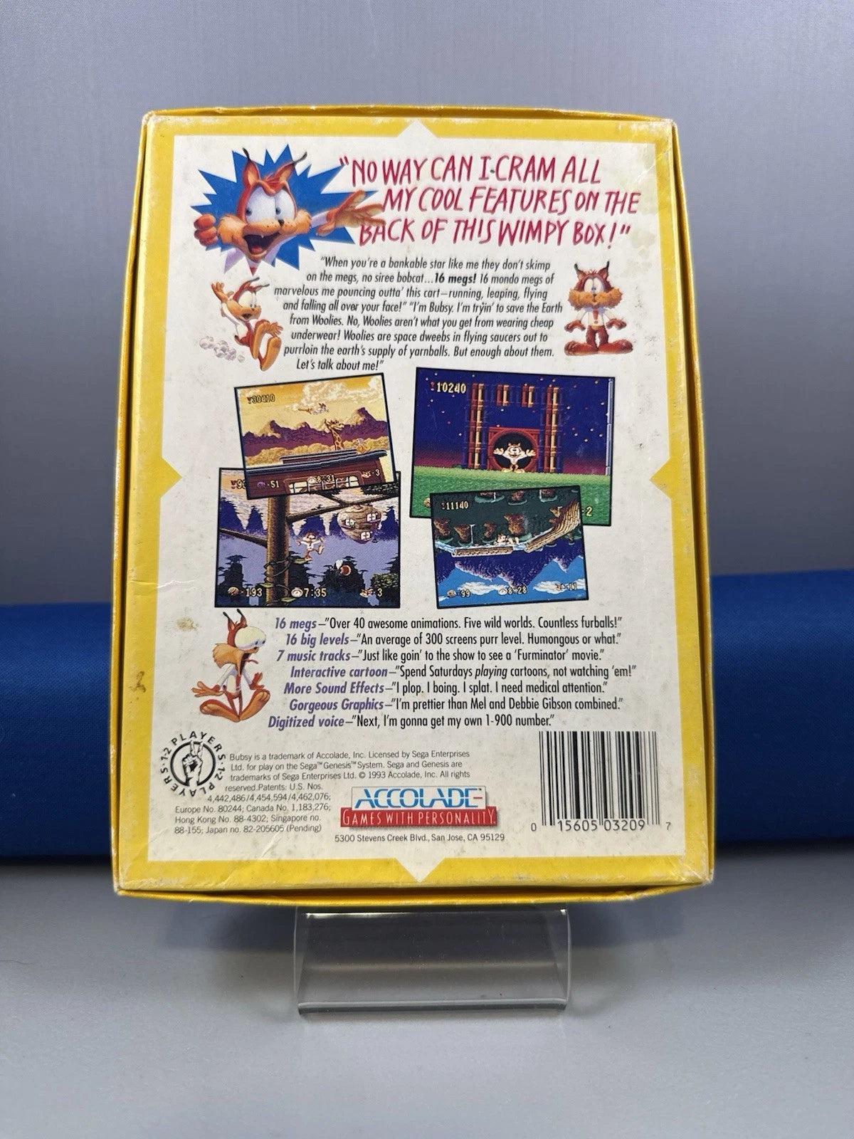 (CIB) Bubsy in Claws Encounters of the Furred Kind