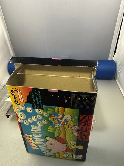 Kirby's Avalanche Box Authentic Complete CIB Manual