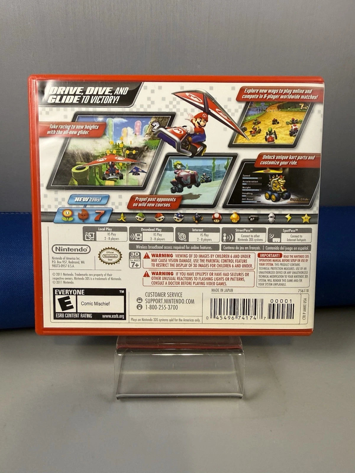 Mario Kart 7 Case And Manual Only