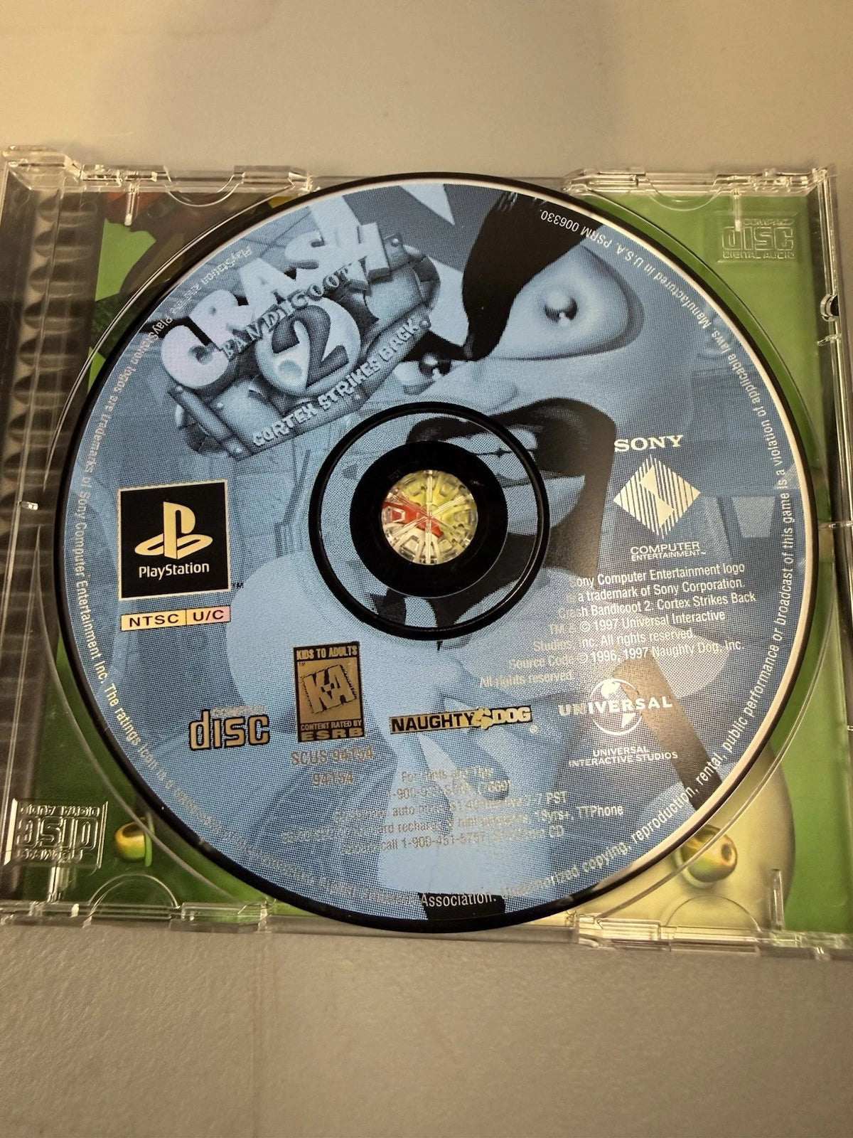 Crash Bandicoot 2: Cortex Strikes Back (CIB, Lenticular Cover)