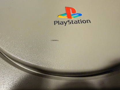 Playstation W/Clear Blue Controller