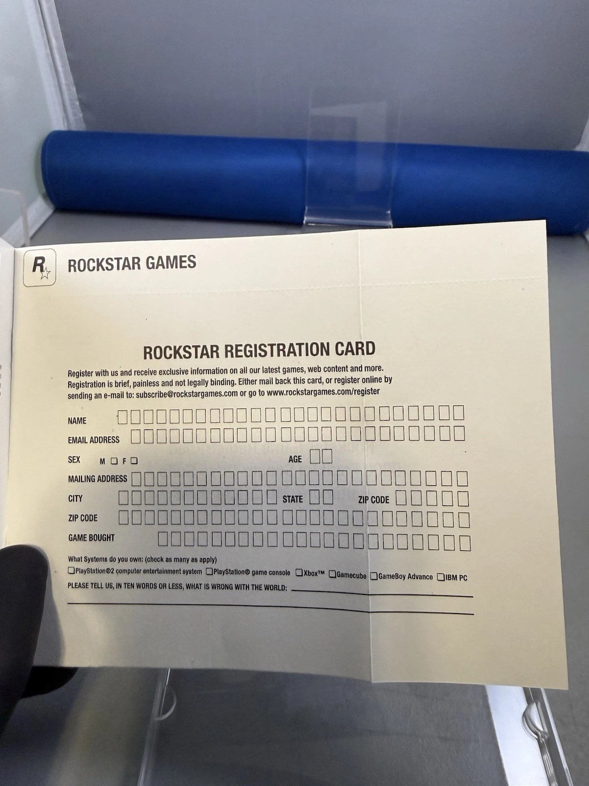 The Italian Job (CIB, Reg Card)