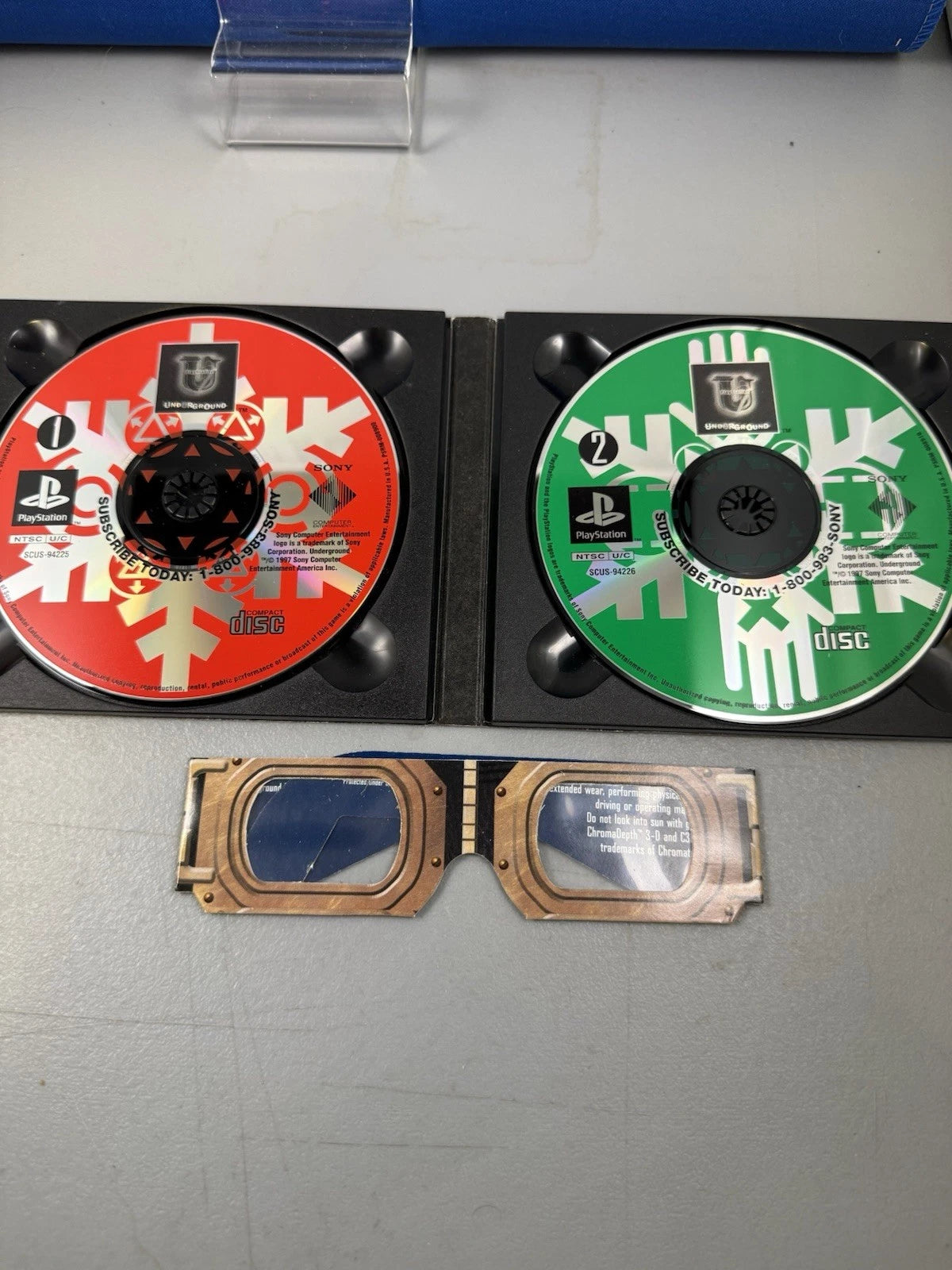 underground number 1.4 3D holiday Issue (CIB)