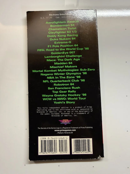 Nintendo 64 Pocket Power Guide Volume 3 1998