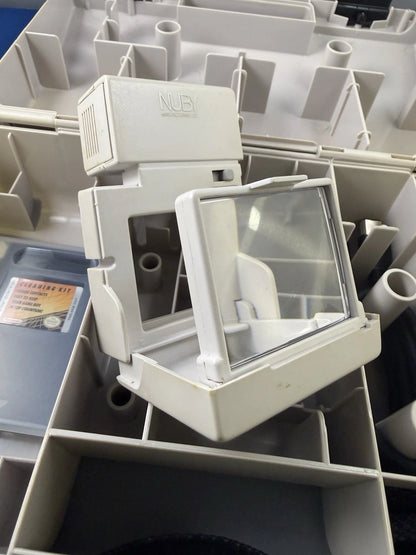 Game Boy ASCII Portable Carry All DLX Plastic Carrying Case W/ Nuby Accessories