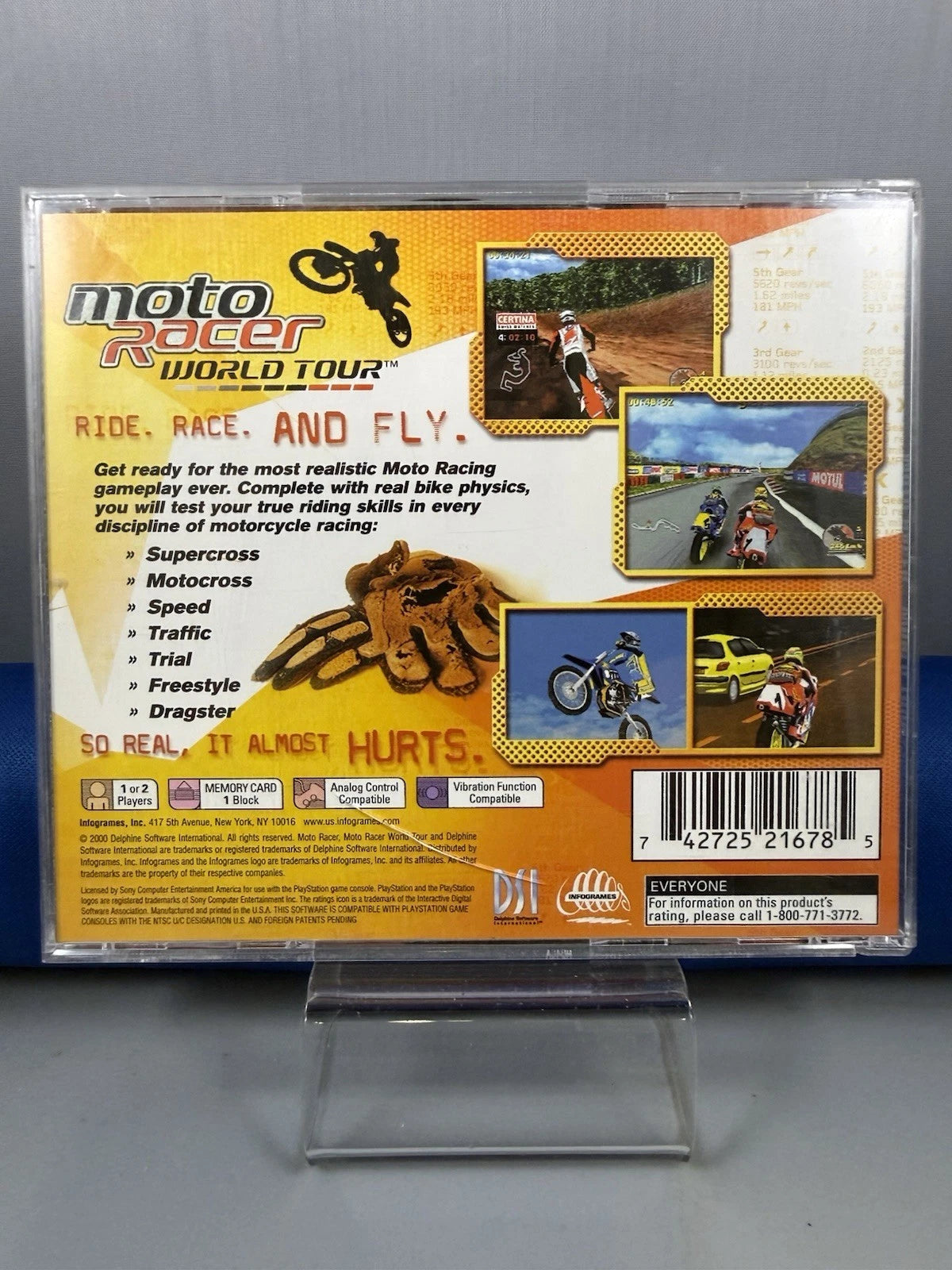 Moto Racer: World Tour (CIB, Reg Card)