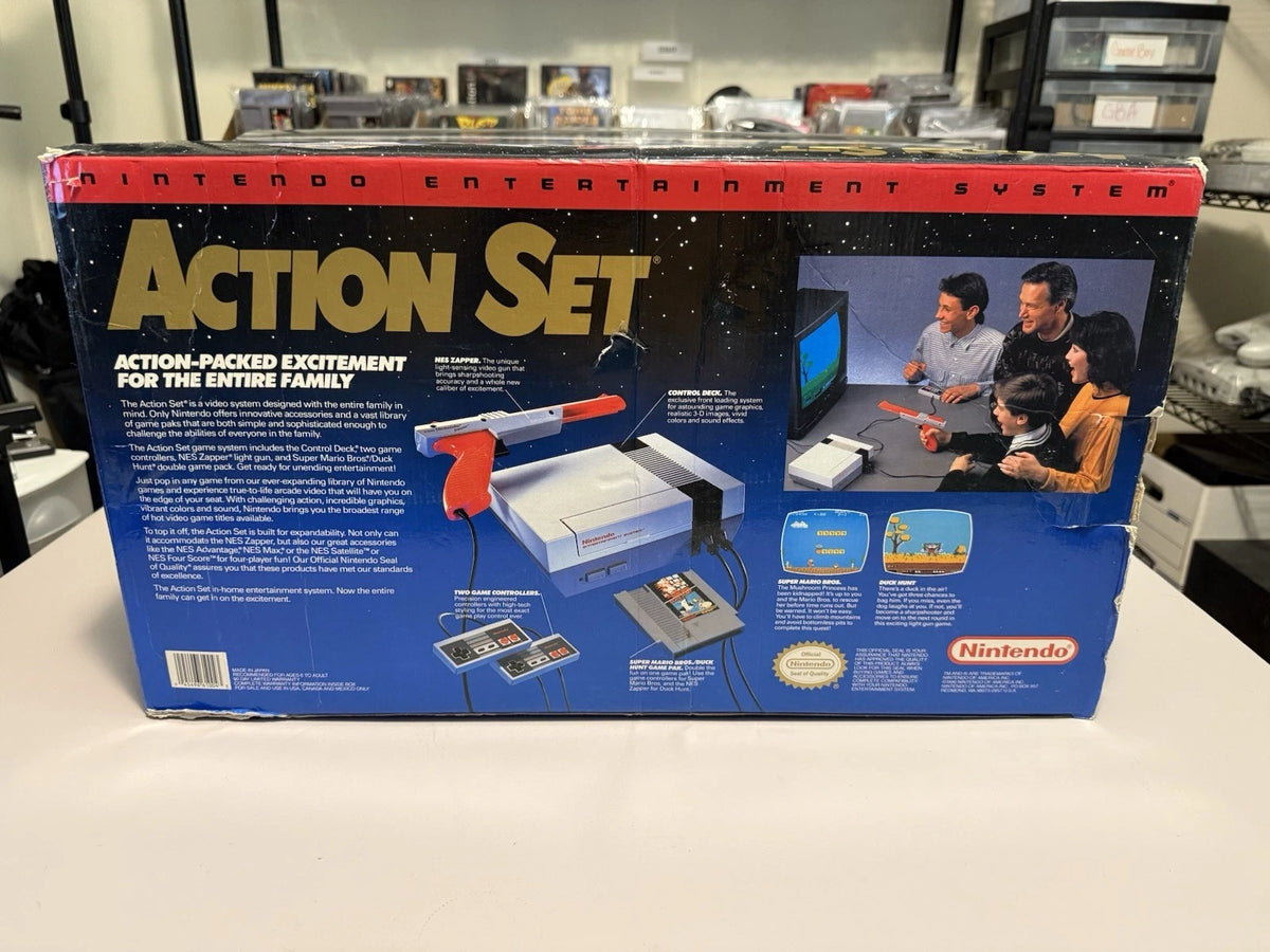 NES Action Set [Blue Box] (CIB)