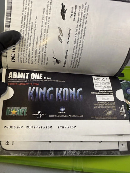 Peter Jackson's King Kong (CIB, Movie Ticket)