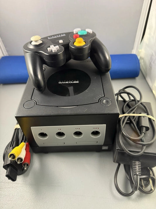 GameCube Black Console DOL-001 Bundle
