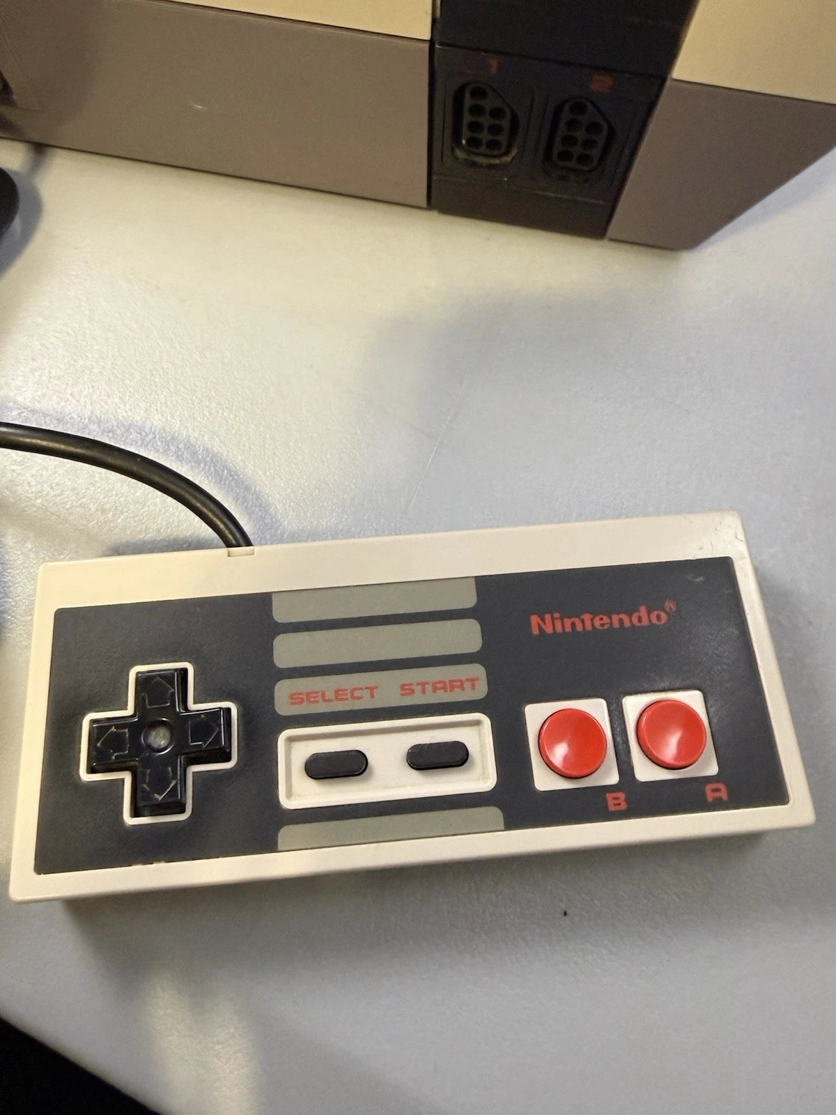 Nintendo NES console + New 72 Pin Connector