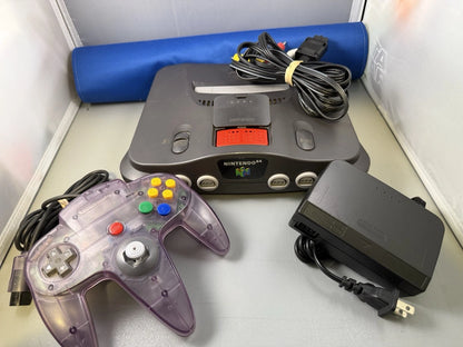 Nintendo 64 Console Bundle with Atomic Purple Controller And Expansion Pack