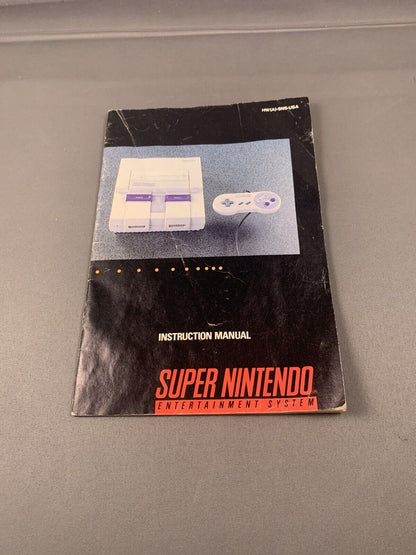 Super Nintendo SNES Console Instruction Manual HW(A)-SNS-USA-2