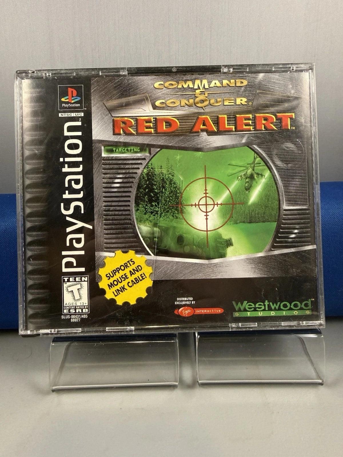 Command & Conquer Red Alert Case And Manual Only W/ Reg Card