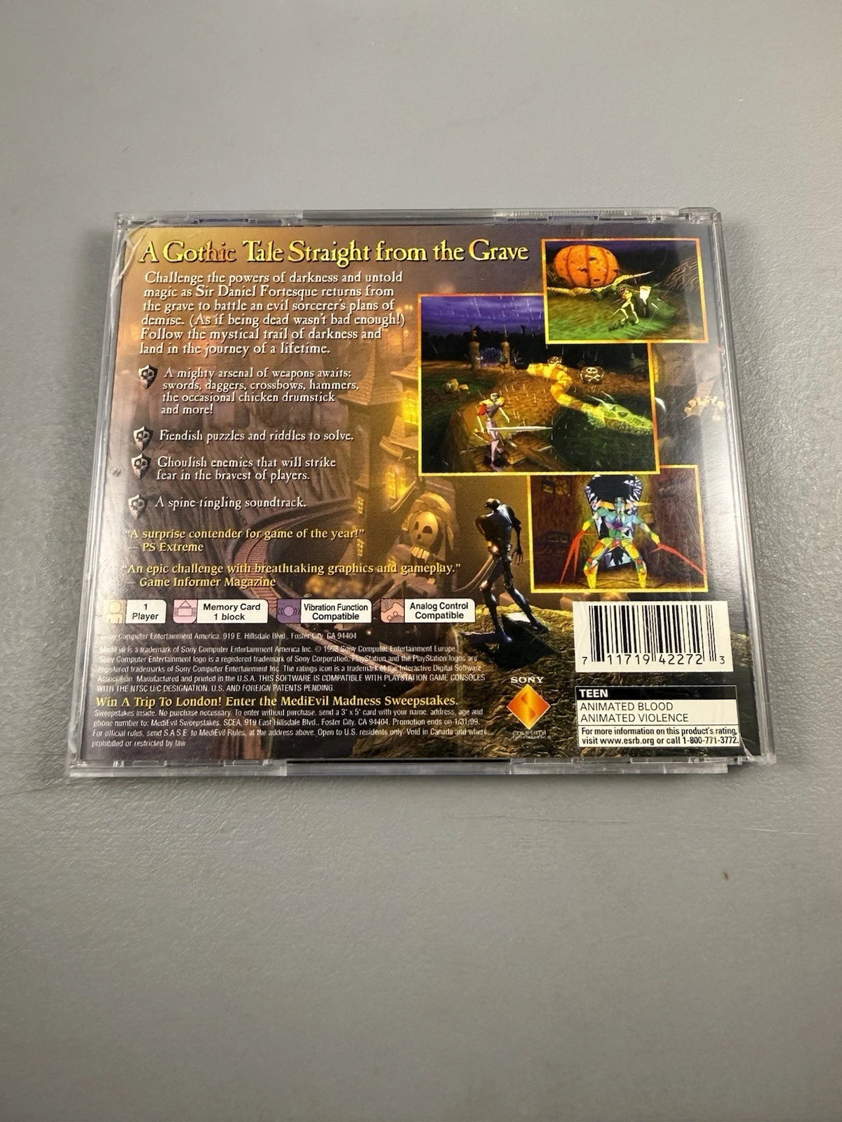 MediEvil Case & Manual only