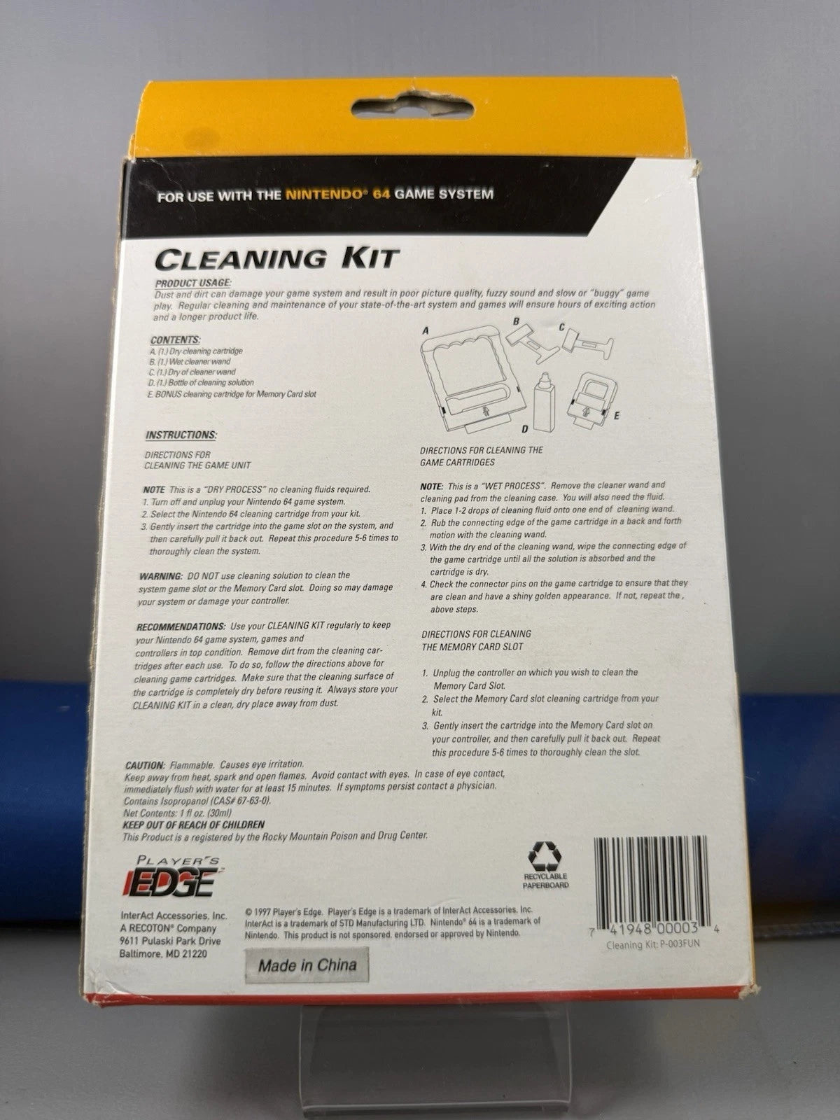 Nintendo 64 Gold Game Controller Nuevo Joystick