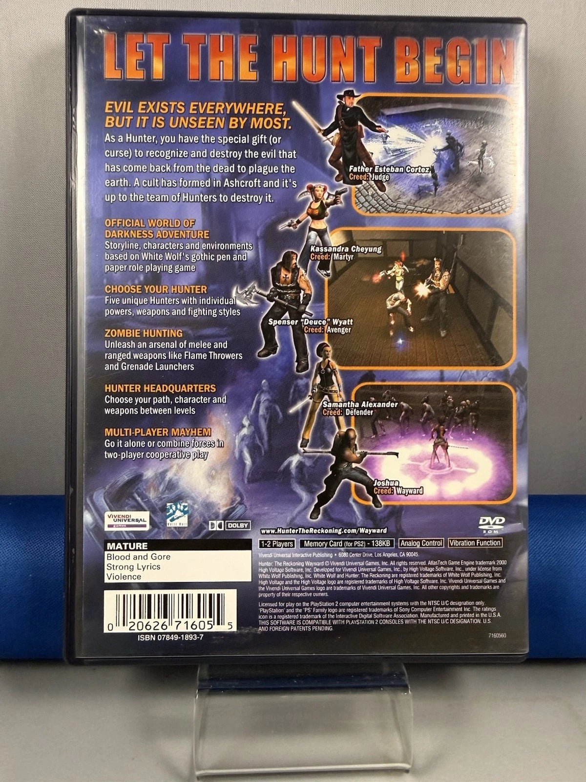 Hunter: The Reckoning Wayward (CIB) W/ Reg Card