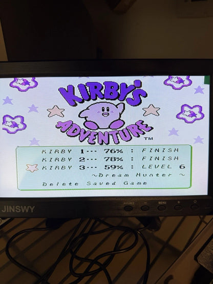 Kirby's Adventure (Box & Game)