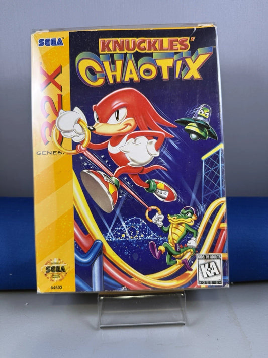 Knuckles Chaotix W/ Reg Card (CIB)