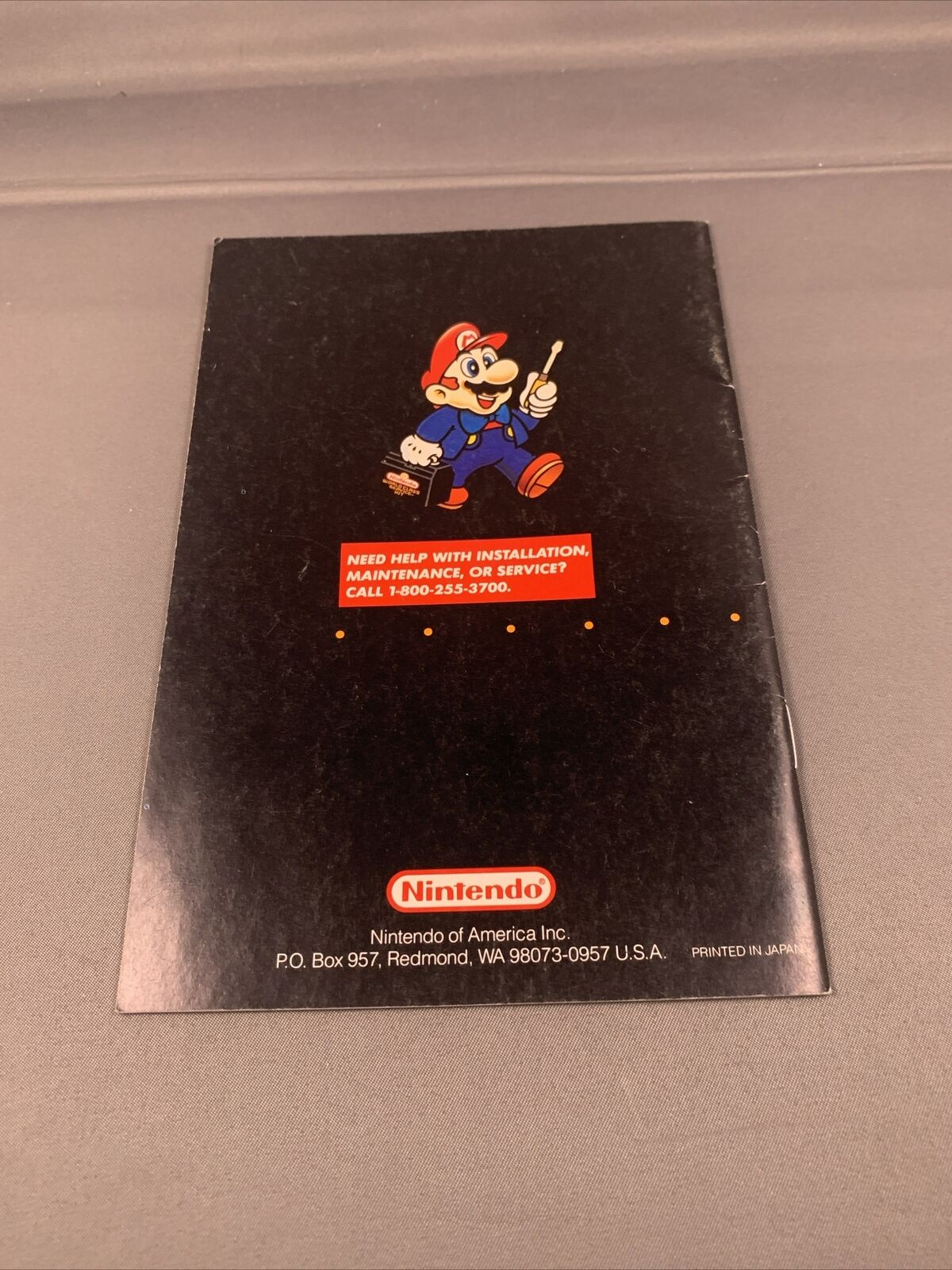 Super Nintendo SNES Console Manual - SNS-USA-1