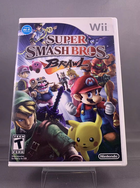 Super Smash Bros. Brawl Case, Manual And Inserts only