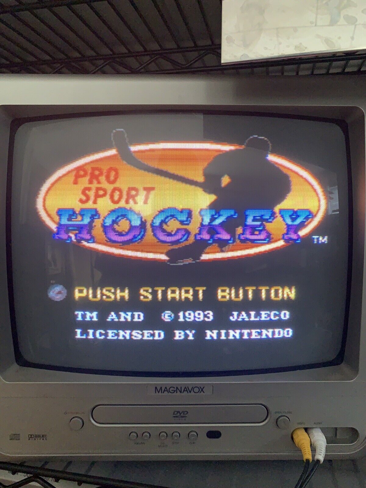 (CIB) Pro Sport Hockey SNES