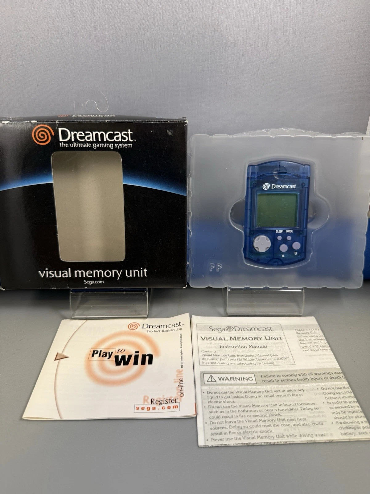 Blue Visual Memory Unit VMU (CIB)