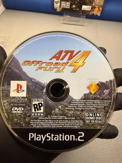 ATV Offroad Fury 4 DEMO DISC (CIB)