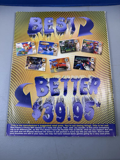 Nintendo Power Magazine #107 W/ Poster