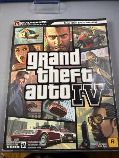 Grand Theft Auto IV Signature Series Strategy Guide Brady Games No Poster