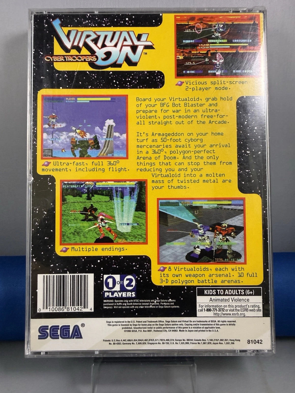 Virtual On Cyber Troopers (CIB, Reg Card)