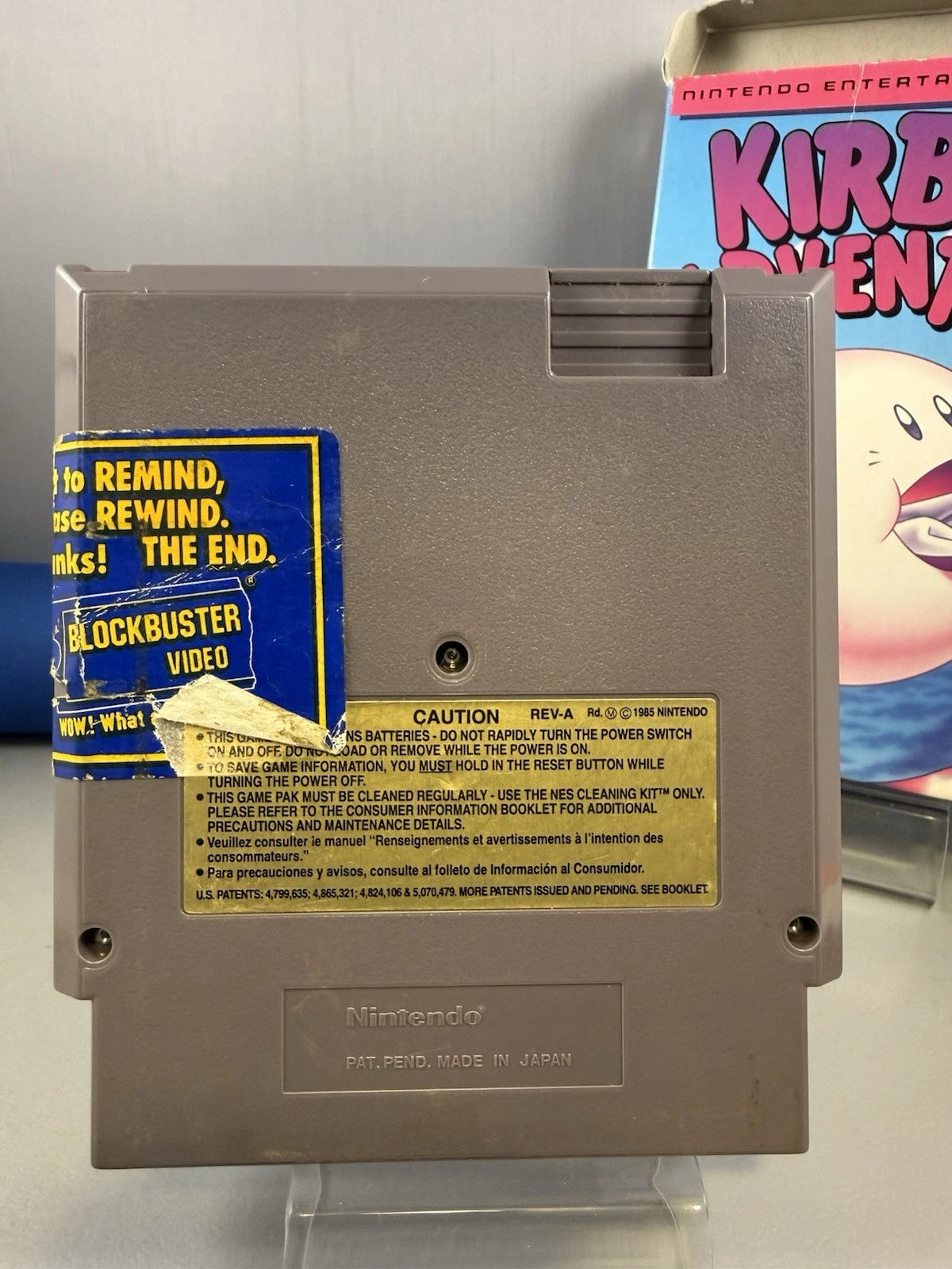 Kirby's Adventure (Box & Game)