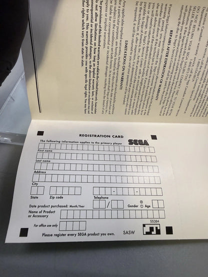 Virtual On Cyber Troopers (CIB, Reg Card)