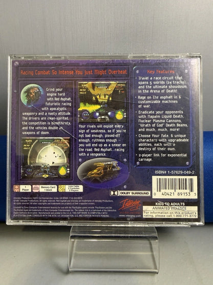 Red Asphalt Case Manual And Reg Card Only