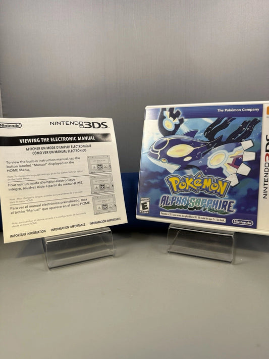 Pokemon Alpha Sapphire Case & Manual only